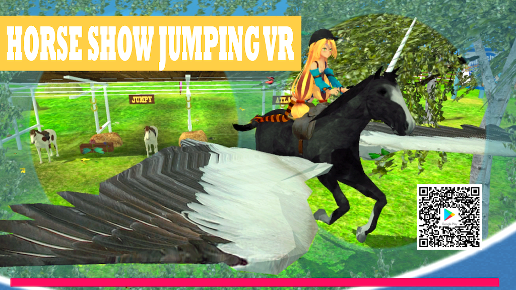 Horse Show Jumping VR Game Cover